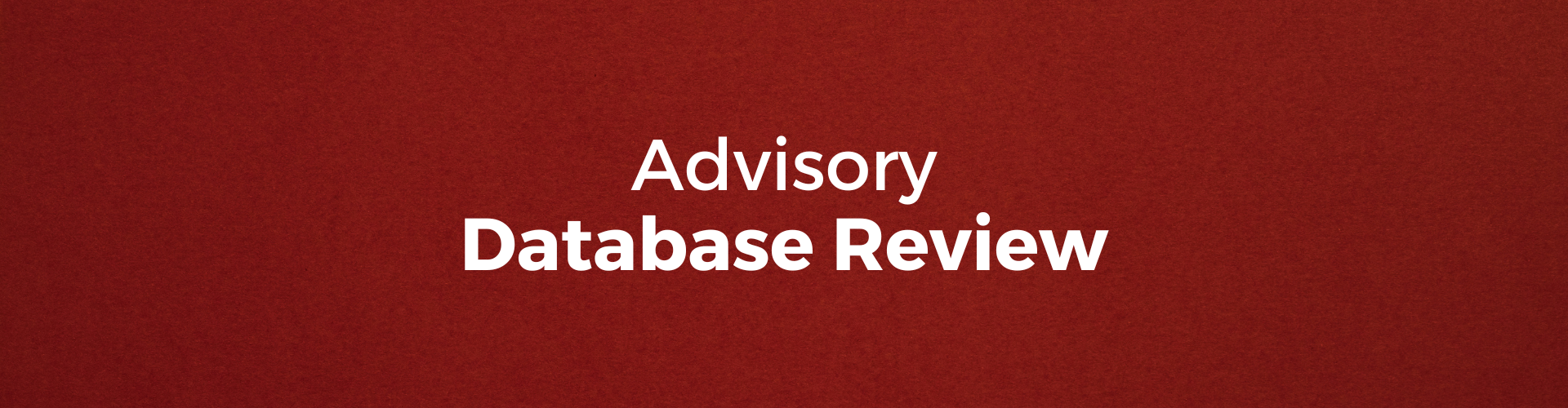 Insurance Agency Database Review - Angela Adams Consulting
